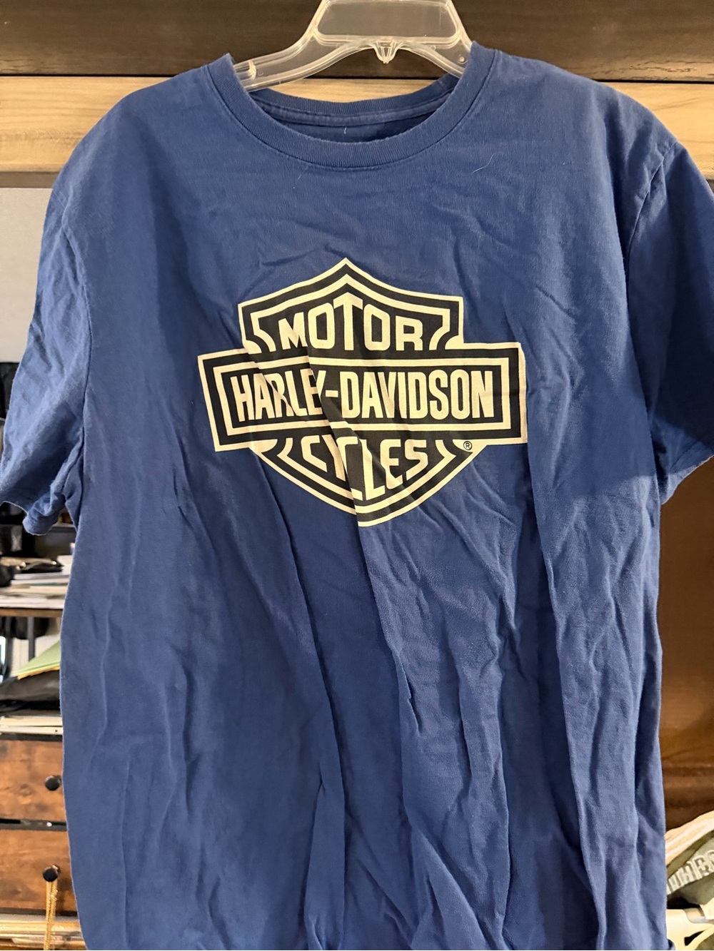 Harley-Davidson Blue Shield Logo Short Sleeve Tee